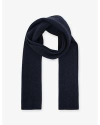 Reiss - Chesterfield Ribbed Merino-Wool Scarf - Lyst