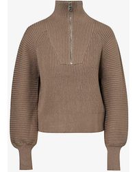 Varley - Reid Relaxed-fit Woven-blend Jumper X - Lyst