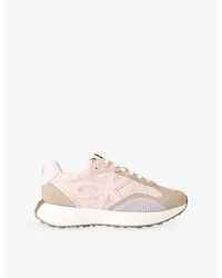 KG by Kurt Geiger - Lettie Suede And Lace Trainers - Lyst