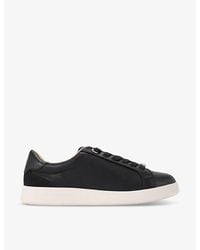 KG by Kurt Geiger - Eliza Logo-Plaque Faux-Leather Low-Top Trainers - Lyst
