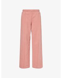 4th & Reckless - Fergie Logo-Embroidered Cotton Jogging Bottoms - Lyst