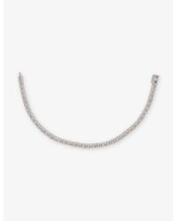 Hatton Labs - Tennis Sterling- And Cubic-zirconia Bracelet - Lyst