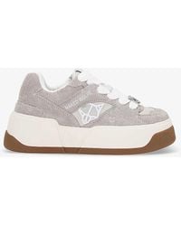 Naked Wolfe - Crash Chunky-sole Suede Low-top Trainers - Lyst
