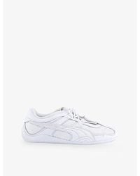 PUMA - Vapor Speedcat Go Leather And Mesh Trainers - Lyst