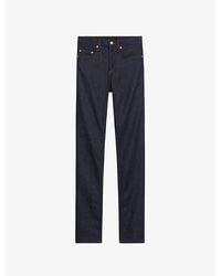 Sandro - Regular-Fit Mid-Rise Tapered Jeans - Lyst
