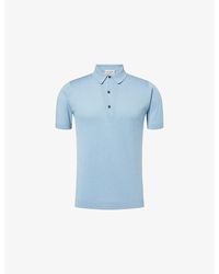 John Smedley - Adrian Sea Island Cotton Polo Shirt - Lyst