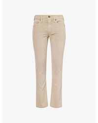PAIGE - Lennox Transcend Slim Stretch-Denim Jeans - Lyst