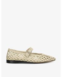 Le Monde Beryl - Mary Jane Woven Leather Pumps - Lyst