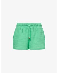 Melissa Odabash - Abbie Relaxed-Fit Cotton Shorts - Lyst