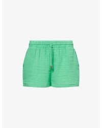 Melissa Odabash - Abbie Relaxed-Fit Cotton Shorts - Lyst