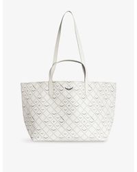 Zadig & Voltaire - Logo-Print Coated-Canvas Xl Shopper - Lyst