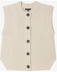 Soeur - Amore Round-neck Sleeveless Knitted Cardigan - Lyst
