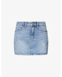 GOOD AMERICAN - Good '90S High-Rise Denim Mini Skirt - Lyst