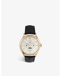 Montblanc - 112535 Heritage 18ct Rose-gold And Leather Automatic Watch - Lyst