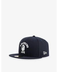 A Bathing Ape - 59Fifty Embroidered-Logo Woven Baseball Cap - Lyst