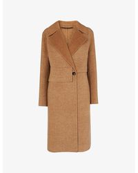 Whistles - Yasmin Double-faced Wool-blend Coat - Lyst