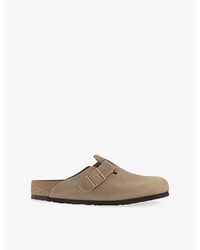 Birkenstock - Boston Buckle-Detail Leather Sandals - Lyst