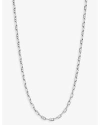 Maria Black - Marittima Chain-link White Rhodium-plated Sterling- Necklace - Lyst