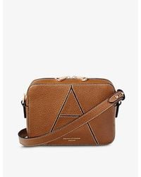Aspinal of London - Camera 'a' Leather Cross-body Bag - Lyst