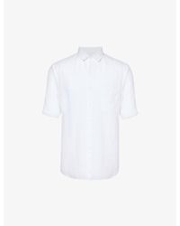 Sunspel - Short-sleeved Regular-fit Linen Shirt Xx - Lyst