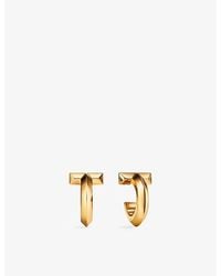 Tiffany & Co. - Tiffany T T1 18Ct- Hoop Earrings - Lyst