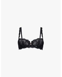 Savage x Fenty - Romantic Corded Unlined Balconette Stretch-Lace Bra - Lyst