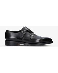 John Lobb - William Double-buckle Leather Monk Shoes - Lyst