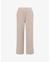 Varley - Doublesoft The Wide Leg 28' Stretch-Jersey Trousers - Lyst
