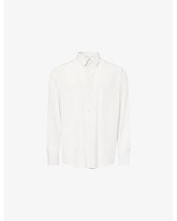 The Row - Granada Classic Pinstripe Silk Shirt - Lyst