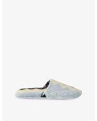 Missoni - Giacomo Chevron Cotton-Terry Slippers - Lyst