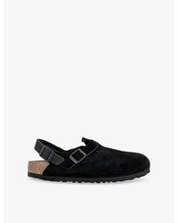 Birkenstock - Tokio Sling-Back Suede Clogs - Lyst
