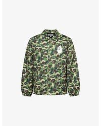 A Bathing Ape - Camo Nyc Coach Printed Nylon Jacket - Lyst
