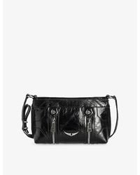 Zadig & Voltaire - Sunny Mood Wing-Embellished Leather Shoulder Bag - Lyst