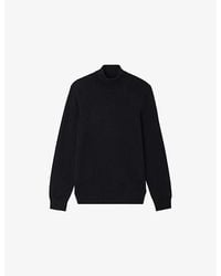 Sandro - Turtleneck Fine-Knit Wool Jumper - Lyst