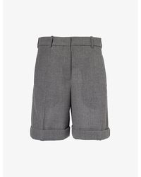 Jil Sander - Pressed-crease Regular-fit Wool Shorts - Lyst