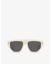 Alexander McQueen - Am0408s Square-frame Acetate Sunglasses - Lyst