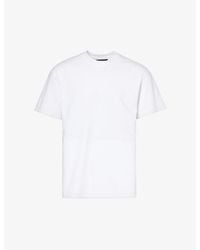 NAHMIAS - Hidden Logo Short-sleeved Cotton-jersey T-shirt - Lyst