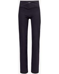 ADANOLA - Ultimate Wrap-over High-rise Stretch-recycled Polyester leggings - Lyst