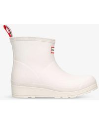HUNTER - Play Borg-lined Short Rubber Wellington Boots - Lyst