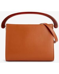 Dries Van Noten - Structured Leather Top-handle Bag - Lyst