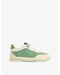 Gucci - Re-Web Gg Canvas & Leather Sneaker - Lyst