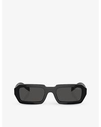 Prada - Pr A12s Irregular-frame Acetate Sunglasses - Lyst