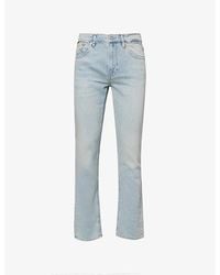 FRAME - Modern Straight Slim-Fit Denim Jeans - Lyst