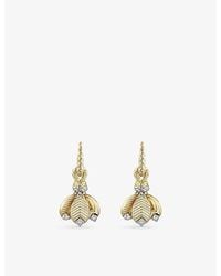 Cartier - Grain De Café 18Ct- And 0.24Ct Diamond Earrings - Lyst