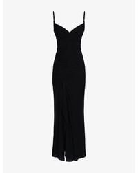 House Of Cb - Issey Draped Stretch-Mesh Maxi Dress - Lyst