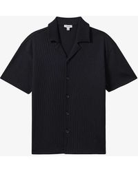 Reiss - Chase Relaxed-fit Short-sleeve Stretch-woven Shirt - Lyst