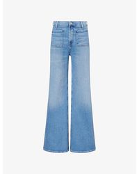 Citizens of Humanity - Kimberly Patch Pocket Soft-Stretch Cotton Denim Jeans - Lyst