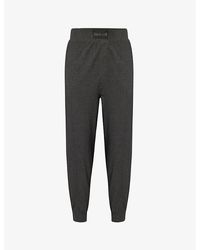 Calvin Klein - Brand-patch Relaxed-fit Stretch-cotton Trousers - Lyst
