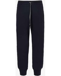 Emporio Armani - Brand-patch Relaxed-fit Stretch-cotton Blend jogging Bottoms X - Lyst