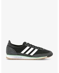 adidas - Sl 72 Leather Low-Top Trainers - Lyst